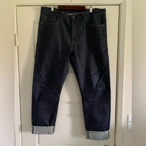 Uniqlo red selvedge jeans